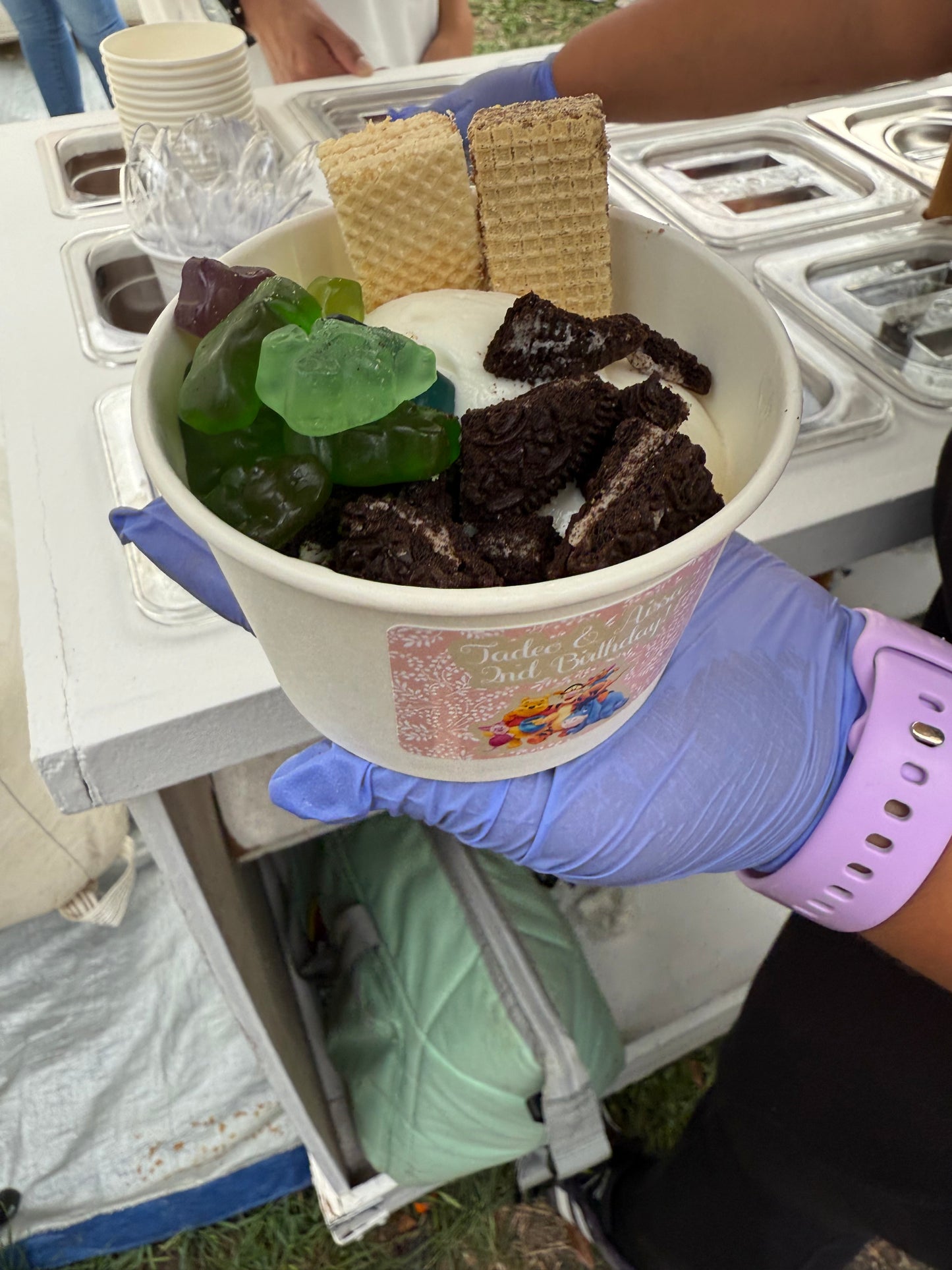 MOBILE CART- ICE CREAM-SUNDAES