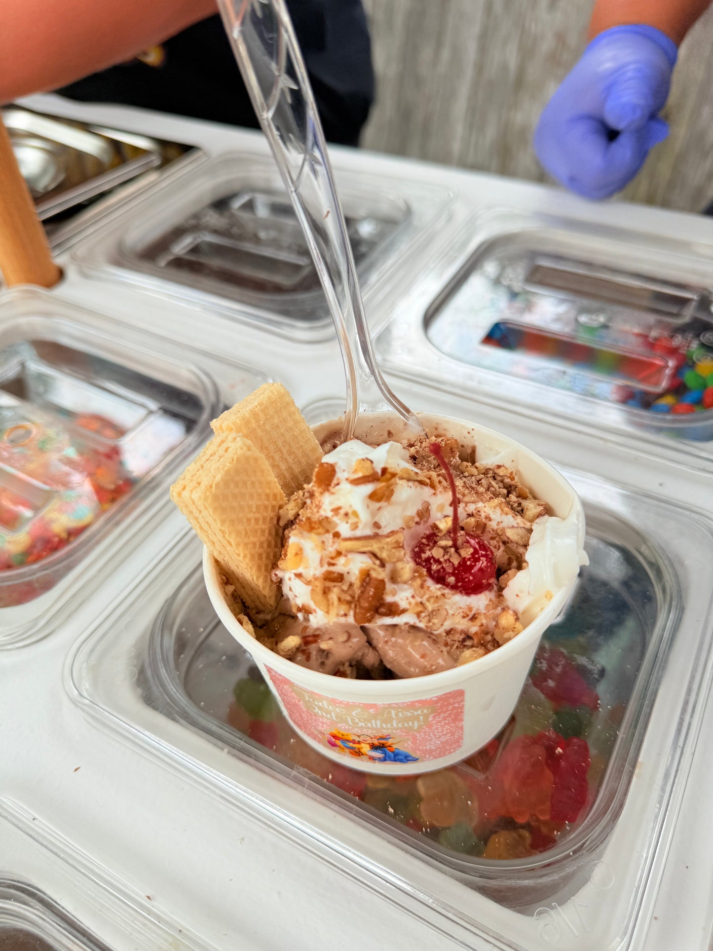 MOBILE CART- ICE CREAM-SUNDAES