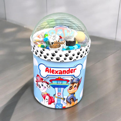 PARTY FAVORS- Potato Chip Can Kids Birthday Party Favors / Custom Picture Favors For Kids / ANY THEME Personalized Favors / Can Shaker Sparkling Favor