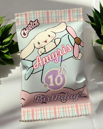 PARTY FAVORS- Custom Chips Bags | Party Favors for Any Event | Any Flavor | Chips Included