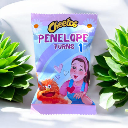 PARTY FAVORS- Custom Chips Bags | Party Favors for Any Event | Any Flavor | Chips Included