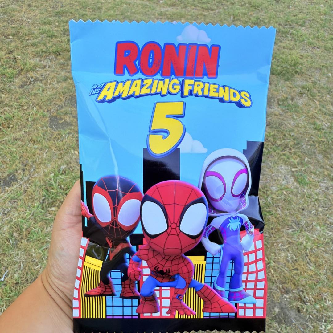 PARTY FAVORS- Custom Chips Bags | Party Favors for Any Event | Any Flavor | Chips Included