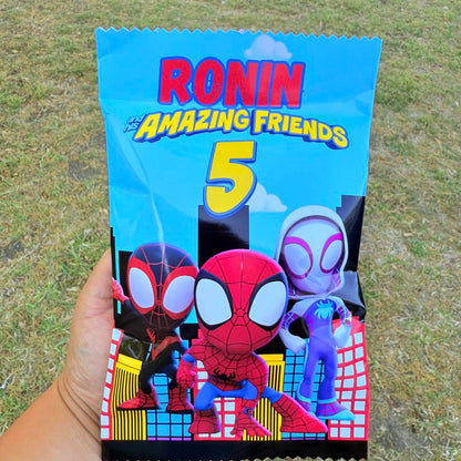 PARTY FAVORS- Custom Chips Bags | Party Favors for Any Event | Any Flavor | Chips Included
