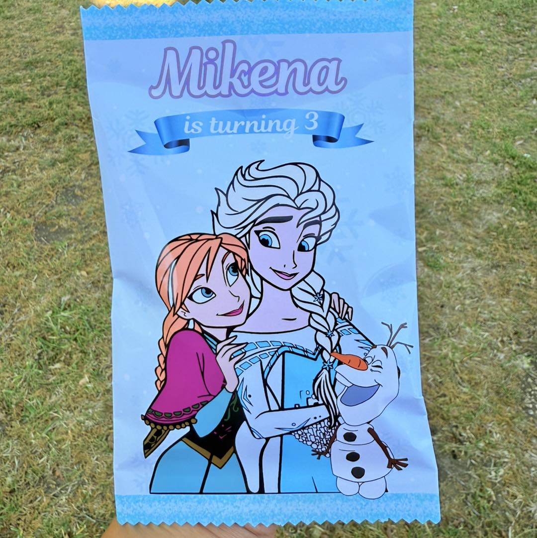 PARTY FAVORS- Custom Chips Bags | Party Favors for Any Event | Any Flavor | Chips Included